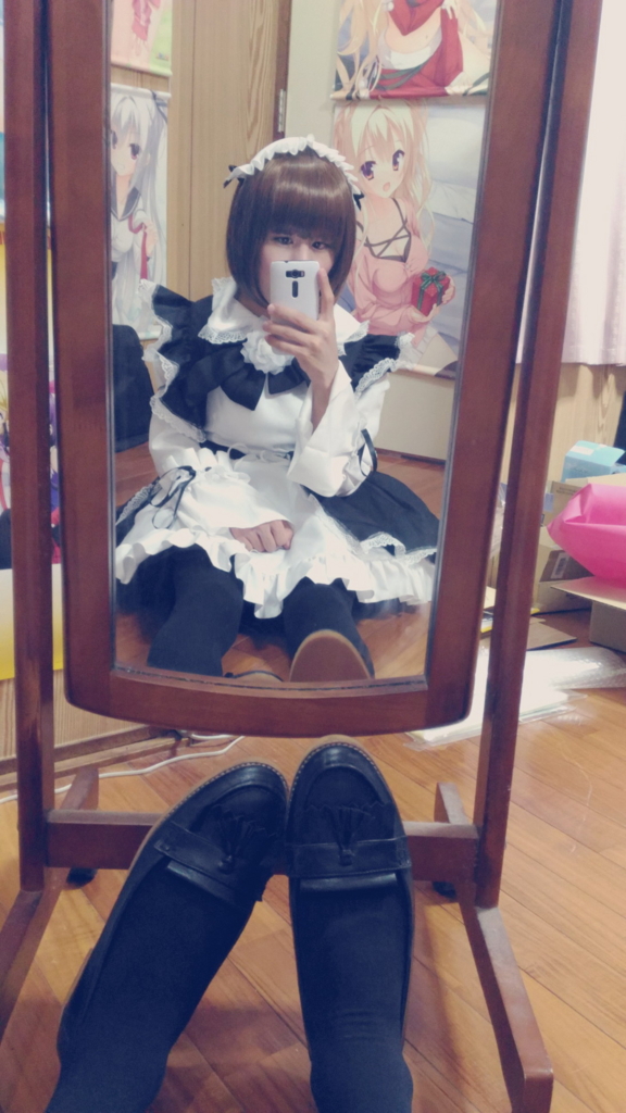 メイド服姿のことのはちゃん