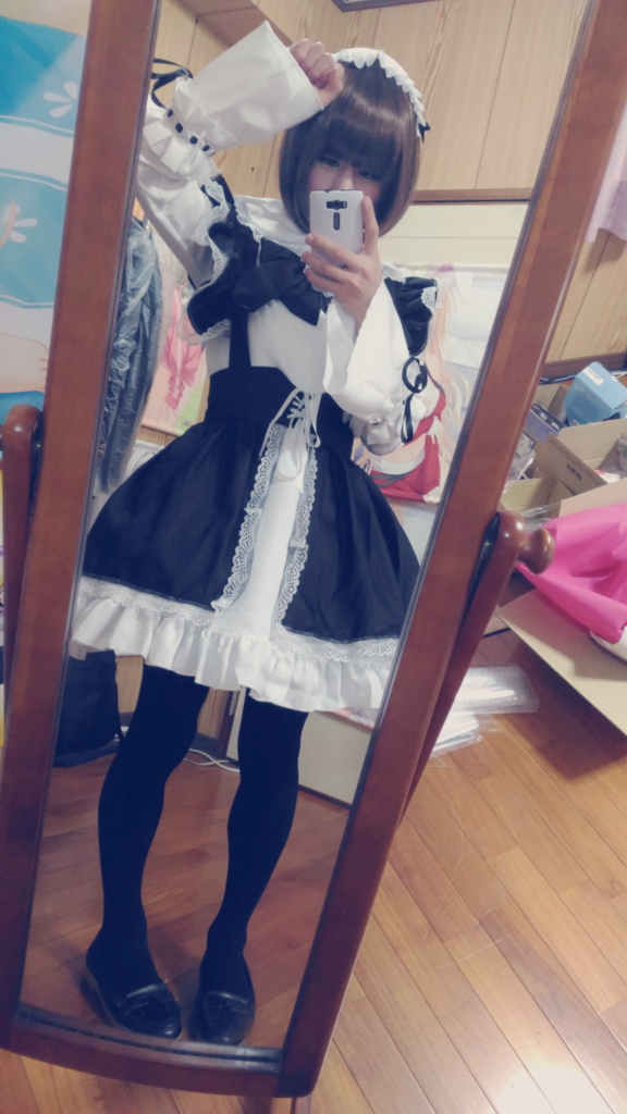 メイド服姿のことのはちゃん