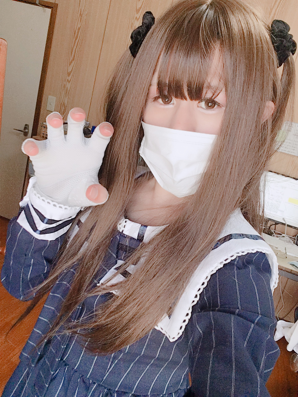 8ロリータワンピ※ネイビー2